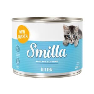 6x200g boîtes Smilla Kitten au poulet Kitten Smilla - Boîtes pour Chat