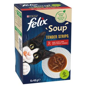Felix Soup Filets 24 x 48 g pour chat - selection de la campagne