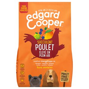 2x2,5kg Edgard & Cooper Adult poulet sans céréales - Croquettes pour chien