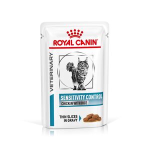48x85g Royal Canin Veterinary Sensitivity Control, poulet - Pâtée pour chat