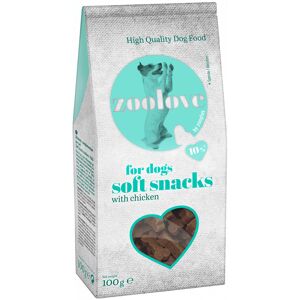 100g zoolove Tendres friandises poulet, - Friandises pour chien