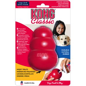 KONG Classic - 1 jouet rouge pour chien - Taille L