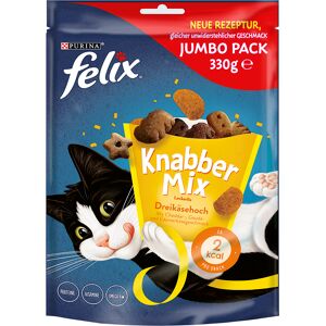 2x330g Felix Party Mix Friandises Trois fromages - Friandises pour chat