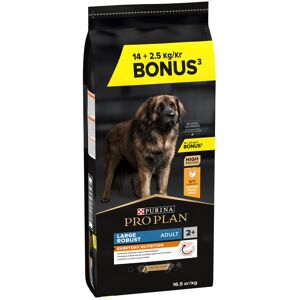 PURINA PRO PLAN Large Robust Adult Everyday Nutrition pour chien - promo : 14 kg + 2,5 kg offerts !