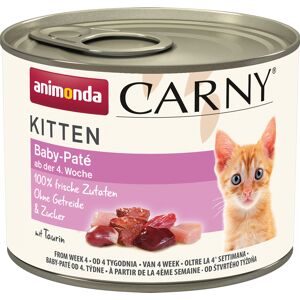 Lot animonda Carny Kitten 24 x 200 g pour chaton - Baby-Paté