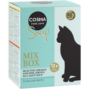 Packs d'échantillons mixtes Cosma Soup - 24 x 40g - Pack varié - Publicité Packs d'échantillons mixtes Cosma Soup - 24 x 40g - Pack varié - Publicité