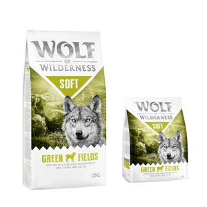 12kg Soft Green Fields, agneau Wolf of Wilderness - Croquettes