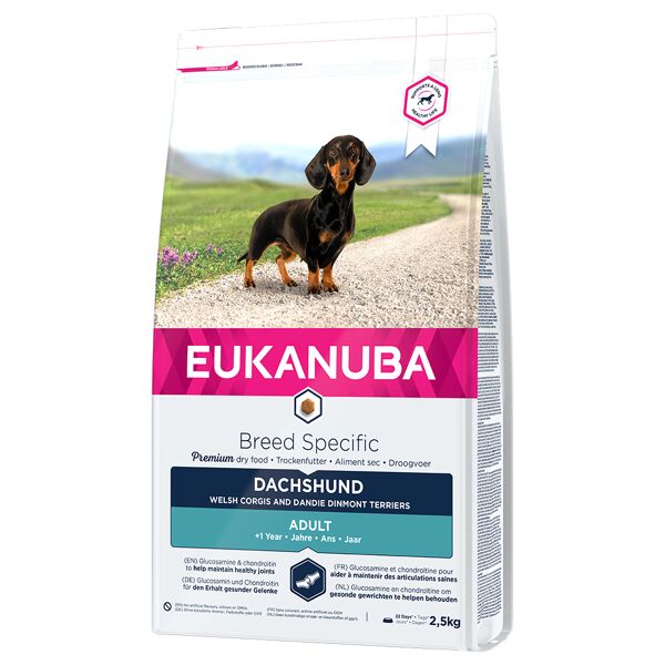 3x2,5kg Adult Breed Specific Teckel Eukanuba - Croquettes pour chien