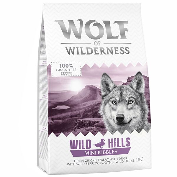 5x1kg Mini Wild Hills canard Wolf of Wilderness - Croquettes