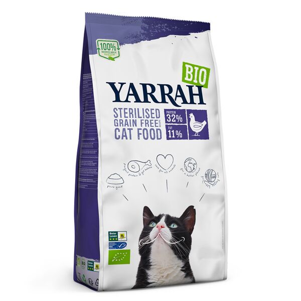 700g Sterilised Yarrah Bio croquettes pour chat-20 % de remise