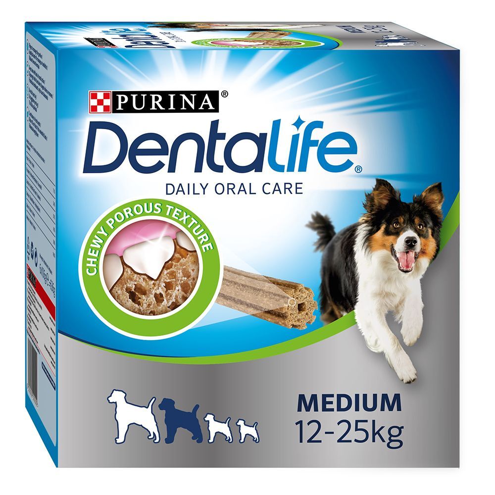 Dentalife 16x69g PURINA Dentalife Bâtonnets à mâcher de taille moyenne 48 bâtonnets - Friandises pour chien