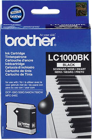 Brother Cartouche jet d'encre Brother D'origine LC1000BK Noir