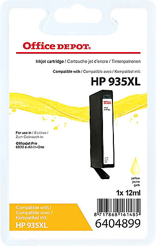 Office Depot Cartouche jet d'encre Office Depot Compatible HP 935XL Jaune C2P26AE