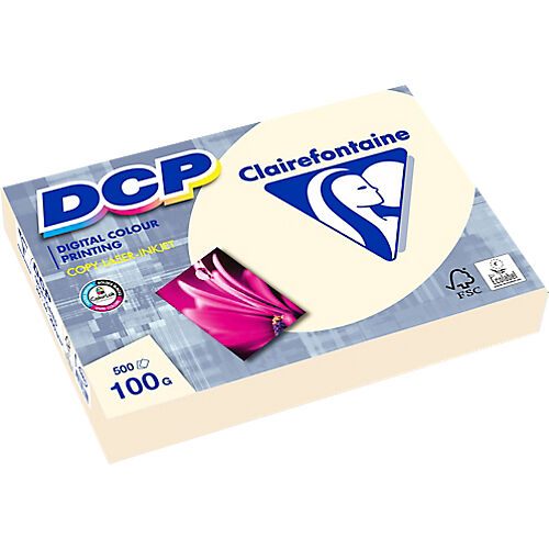 DCP Papier couleur DCP A4 100 g/m² Ivoire DCP - 500 Feuilles