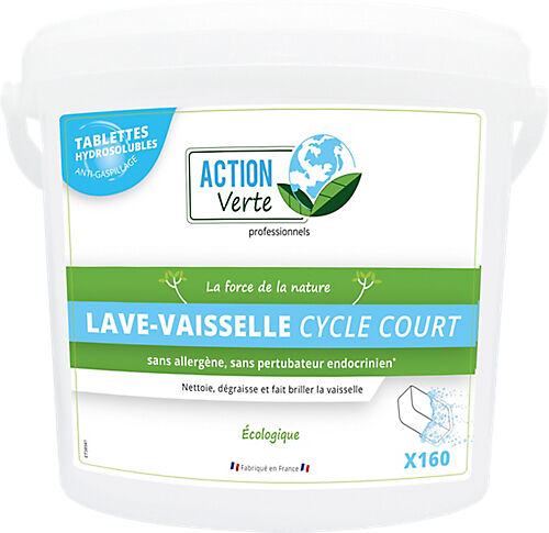 ACTION Verte Tablette pour lave-vaisselle ACTION Verte Cycle court - 160 Unités