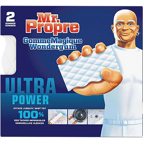 Mr. Propre Eponge Mr. Propre Gomme Magique Ultra Power - 2 Unités