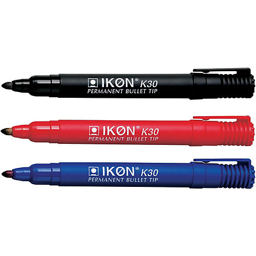 Sans marque Marqueur permanent IKON K30 - 4 / Paquet