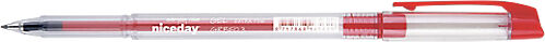 Niceday Roller encre gel Niceday GRBXF0.3 0.3 mm Rouge