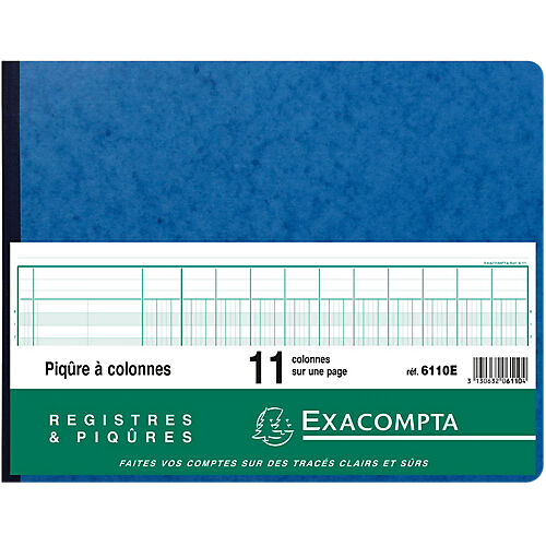 Exacompta Piqûre à colonnes Exacompta Exacompta 110 g/m² 40 Feuilles