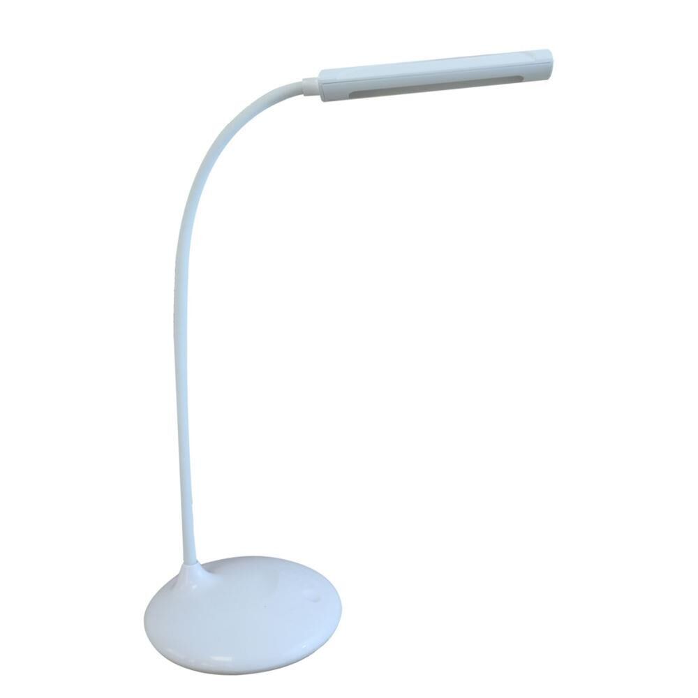 Unilux Lampe de bureau LED Nelly - puissance 5 -6W - durée 20 000h - sans fil rechargeable par USB - blanc
