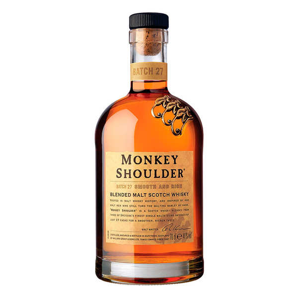 William Grant & Sons Monkey Shoulder - Triple Malt Scotch Whisky - 40% - Bouteille 70cl