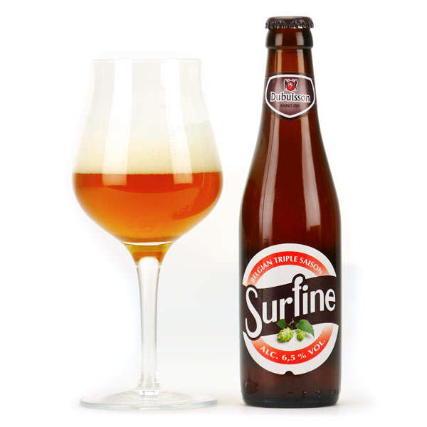 Brasserie Dubuisson Surfine - Bière belge triple de saison 6.5% - Bouteille 33cl