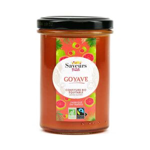 Saveurs et Fruits Confiture de Goyave rose bio et équitable - Pot 220g - Publicité