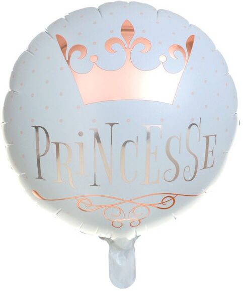 Générique BALLON ALU COURONNE PRINCESSE Ø45CM ROSE GOLD Générique BALLON ALU COURONNE PRINCESSE Ø45CM ROSE GOLD