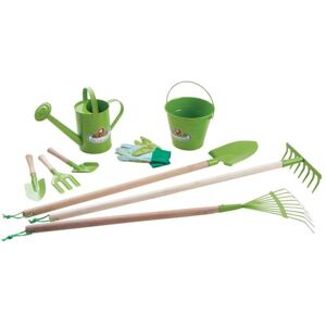 Kids In The Garden Kit 9 outils de jardinage pour enfant vert