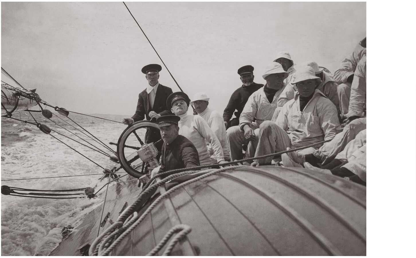 Kelepoq Photo ancienne noir et blanc bateau n°30 alu 30x45cm