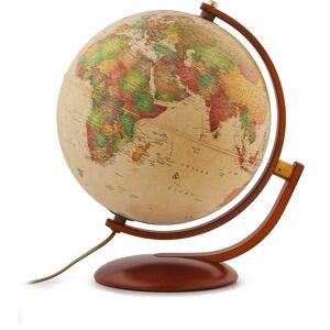 Nova Rico Globe terrestre 30 cm style antique lumineux textes en francais