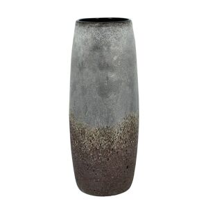 Now s Home Vase gris et taupe en verre h35cm