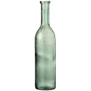 LANADECO Vase verre vert H75cm