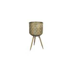 Dutchbone Cace pot L en metal dore