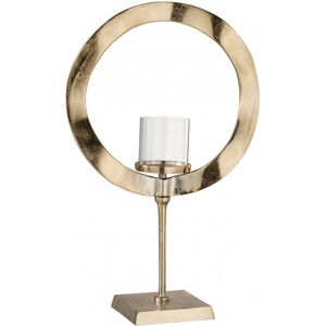 LANADECO Photophore rond sur pied