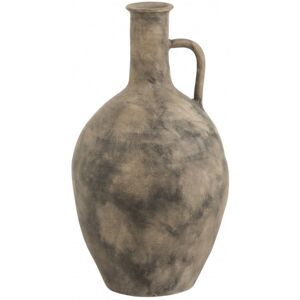 LANADECO Vase anse ceramique marron/gris H55cm