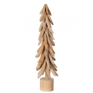 LANADECO Arbre sur pied branches en bois naturel H64cm