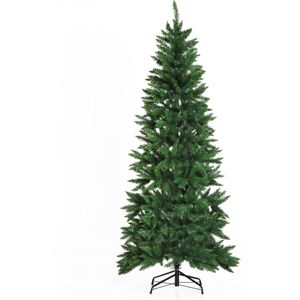 Homcom Sapin de Noel artificiel imitation Nordmann grand realisme H2,10 m