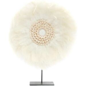 Bazar Bizar Figurine en plumes blanc