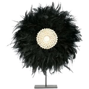 Bazar Bizar Figurine en plumes noir