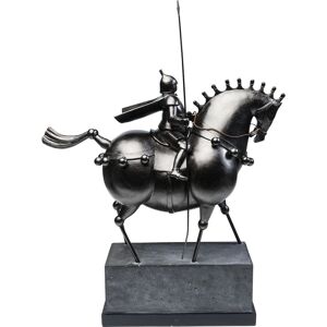 Kare Design Statuette chevalier en polyresine et acier H72