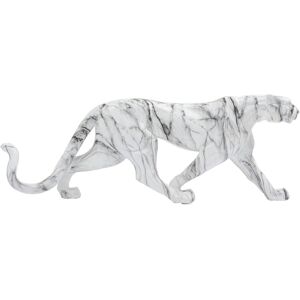 Kare Design Statue leopard en fibre de verre effet marbre L95xH34