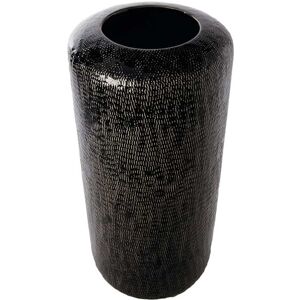 Sia Deco Vase decoratif en ceramique noir H71