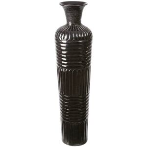 Sia Deco Vase decoratif en fer noir H95