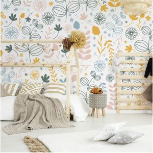 Acte Deco Papier peint enfant cueillette multicolore 255x250cm