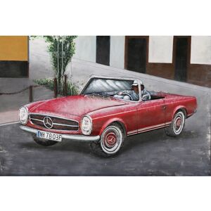 DECO-MURALE.shop Tableau relief en metal mercedes pagode 120x80