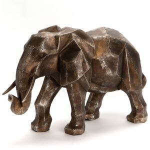 Amadeus Elephant deco Afrique cuivre en resine H37