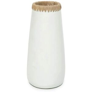 Bazar Bizar Vase en terre cuite blanc naturel H31