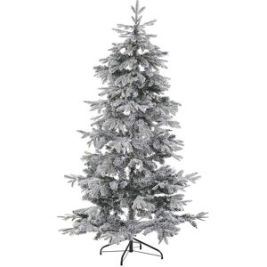 Beliani Sapin de Noel artificiel 180 cm blanc