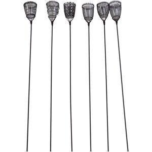 Decoclico Lot de 6 torches de jardin metal